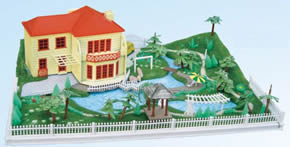 “绿野春天”花园别墅模型“绿野春天”花园别墅模型